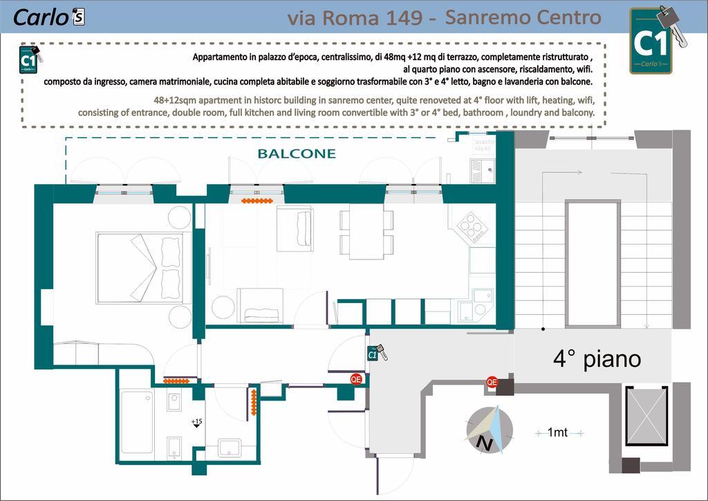 Carlo'S B149C - Sanremo Center Suite - Da Carlo - Экстерьер фото