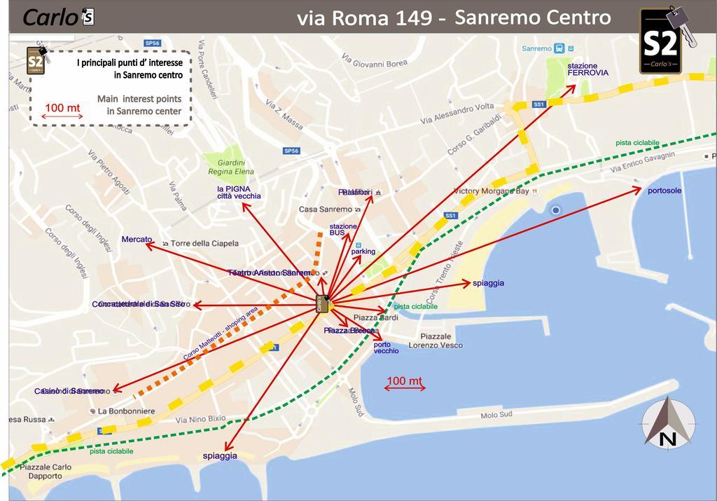 Carlo'S B149C - Sanremo Center Suite - Da Carlo - Экстерьер фото